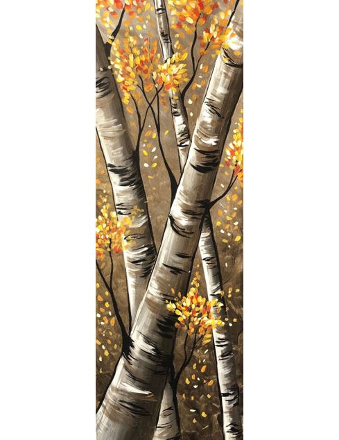 Autumn Birch Trees